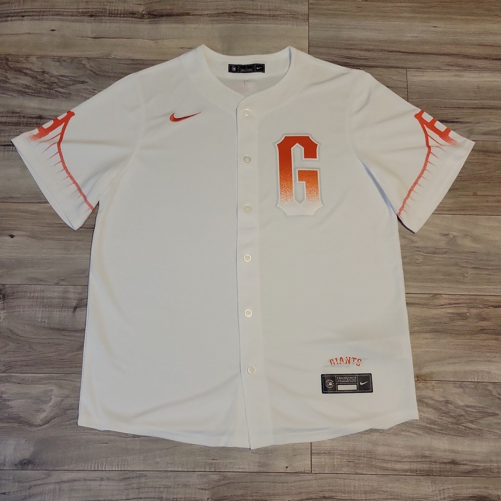 Nike San Francisco SF Giants City Connect MLB Baseball Jersey Mens Large NEW